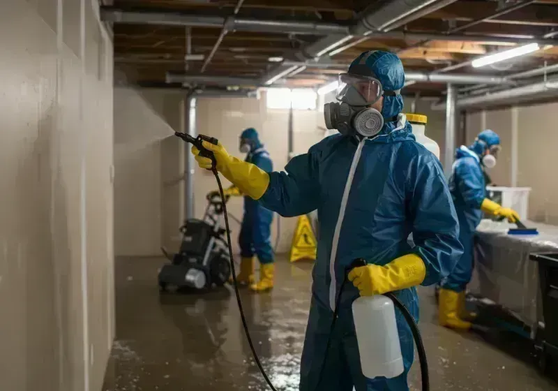 Basement Sanitization and Antimicrobial Treatment process in Ingleside, TX